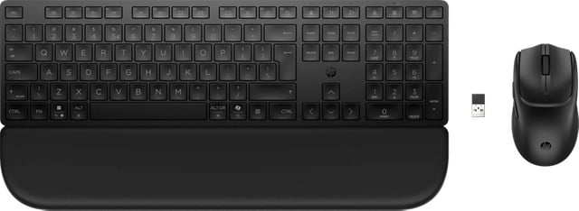 HP 580C Multi-Device Dual-Mode Toetsenbord en Muis met polssteun QWERTY