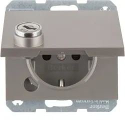 Berker SCHUKO-Steckdose eds/lack 41637004