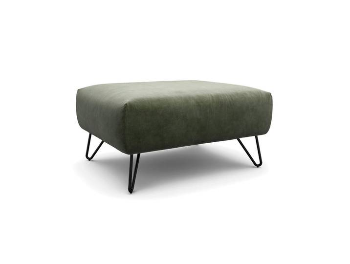 Sensoo Hocker Cosy, Waldgrün, Metall, 90x70x46 cm, Stoffauswahl, Wohnzimmer, Hocker, Sitzhocker