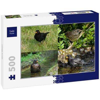 Lais Puzzle Collage Amsel 500 Teile