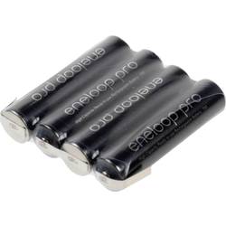 Panasonic eneloop Pro Akkupack 4x Micro (AAA) Z-Lötfahne NiMH 4.8 V 900 mAh 137387