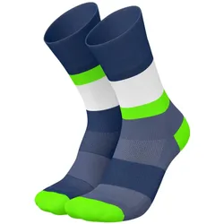 Incylence, Unisex, Sportsocken, Running Bands (43 - 46), Blau