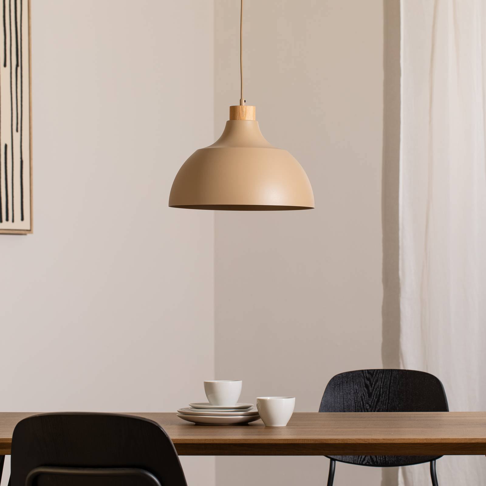 Hängelampe Kaitt TK Lighting, dimmbar, braun / rost, für Wohn- / Esszimmer, Metall, Skandinavisch, Pendelleuchte