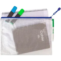 Tarifold, Mappe, Reissverschlusstasche, a4, blau, 8er-Pack (A4)