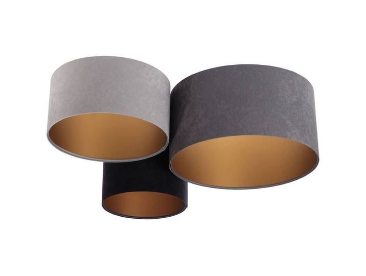 Plafonnier en tissu trio