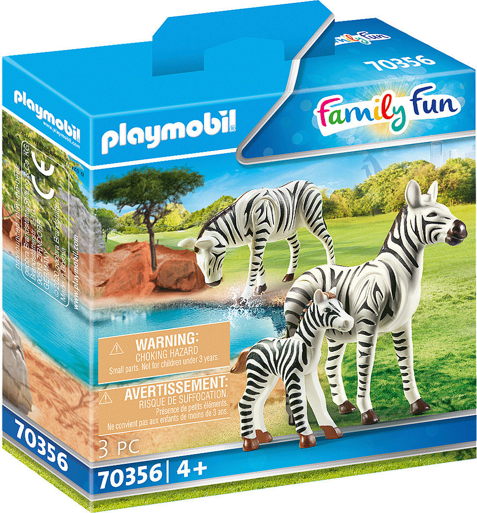 Playmobil Family Fun 2 zebra's met baby 70356