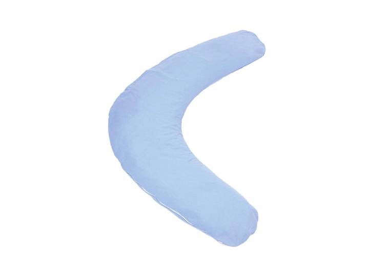 Kissenbezug SISSEL zu Comfort Lagerungskissen , blau (hellblau), B:35cm L:195cm, Baumwolle, Obermaterial: 100% Baumwolle, Kissenbezüge, Kissenbezug, Bezug zu Comfort Lagerungs- und Stillkissen