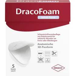 Dracofoam Infekt Ferse Schaumstoff Wundauflage 5 ST