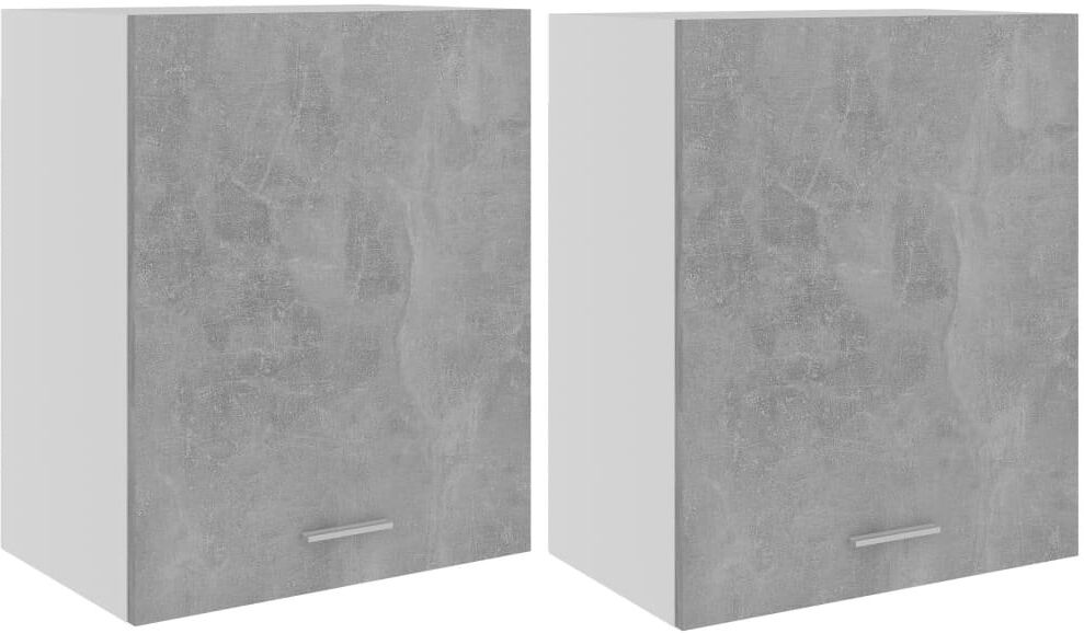 Latitude Run Lyon Hanging Cabinets Lyon Concrete Grey 60cm H X 50cm W X 30.99cm D