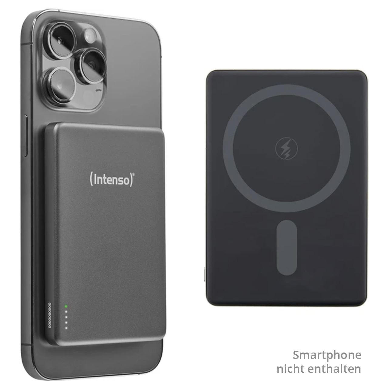 Intenso Magnetic Wireless Power Bank MW5000 grau