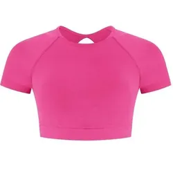 SMILODOX Crop Shirt Soheli, Größe S in Pink Pink