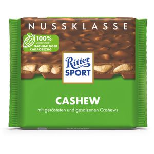 Ritter-Sport Tafelschokolade Cashew, 100g