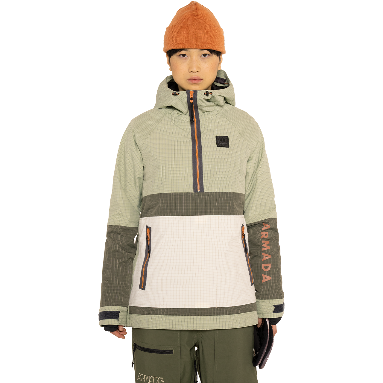 Armada Skiwear Damen Anorak ROSALIE macha olive cream - M