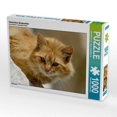 CALVENDO Puzzle Heimlicher Beobachter | 1000 Teile Lege-Größe 64x48cm Foto-Puzzle für glückliche Stunden