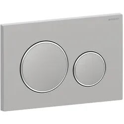 Geberit Sigma 20 Round Betätigungsplatte 115882SN1 Edelstahl gebürstet / poliert, easy-to-clean