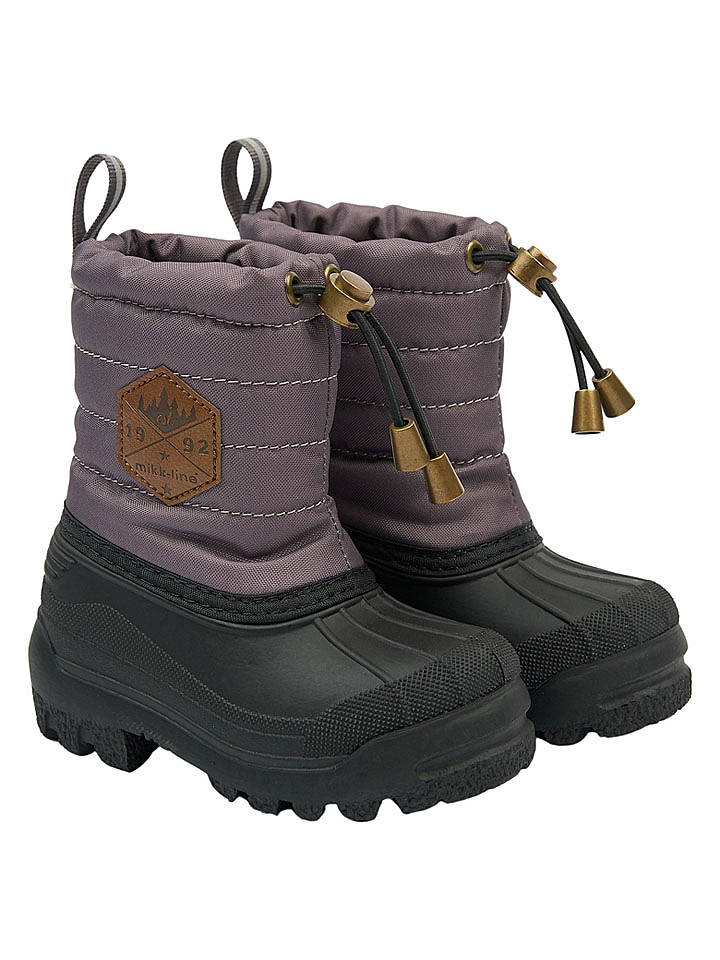 mikk-line Winterboots in Lila/ Schwarz - 30