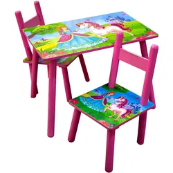 HTI-Line, Kinderstuhl + Kindertisch, Kindertischgruppe (Kindersitzgruppe)