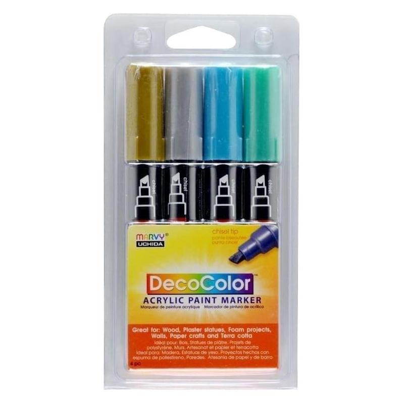 Marvy Acrylmarker Metallic 4 Farben (4x) (54680189)