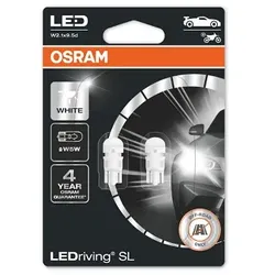 Osram LEDriving SL LED Glassockel 12V W5W T10 SMD 6000K 2er Set