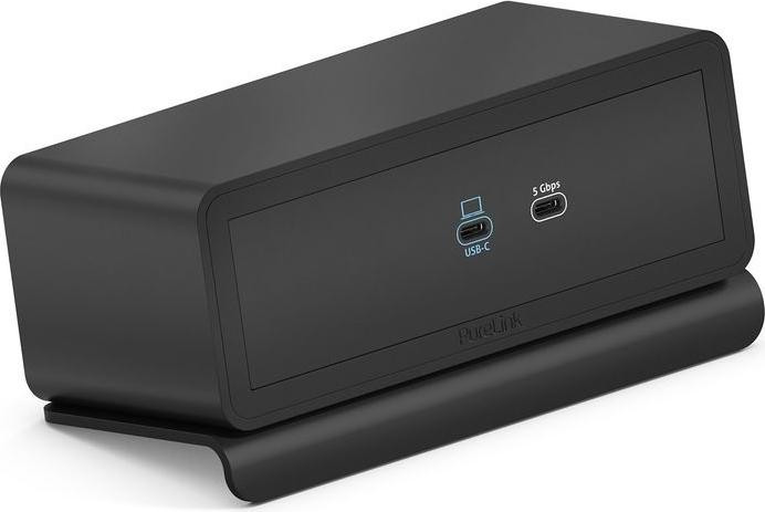 PureLink mediahub2 USB-C Docking Station, 100W PD, zwart