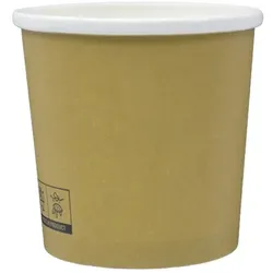 MONOUSO - Kraft Pappbecher 350ml Ø9,0cm (500 Stück)