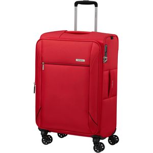 Samsonite Koffer Base Breeze Spinner exp. rot, Weichschale, 4 Rollen, 68 Liter, 43 x 67 x 27cm