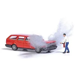Busch H0 Volkswagen Passat Motor mit Figur