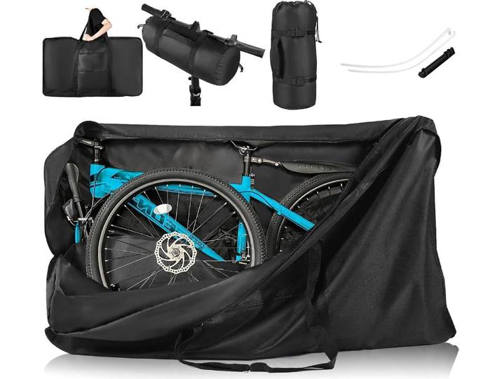 Fahrrad Transporttasche 900D Oxford, Wasserdicht für 24-29 Zoll, MTB Rennrad, Klapprad