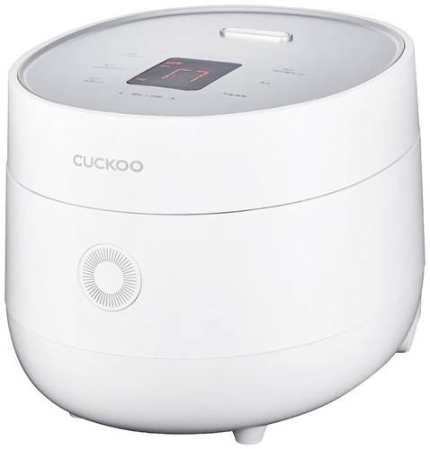 Cuckoo CR-0675F Reiskocher Weiß (matt) mit Display, mit Messbecher, Timerfunktion