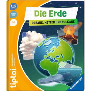 tiptoi Spielbuch 49296, Die Erde - Ozeane, Wetter und Vulkane, 6-10 Jahre, interaktives Sachbuch