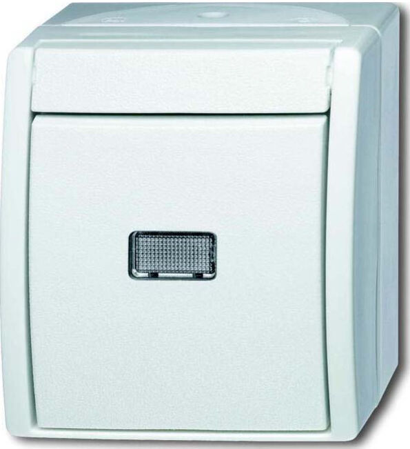 Busch-Jaeger Interrupteur va-et-vient 2601/6 WGL-54 (2CKA001085A1626)