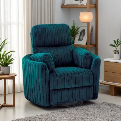 VIVIADORE Power Swivel Glider Recliner, Contemporary Fabric Living Room Chair with Electric Adjustable Recline, 360° Rotation