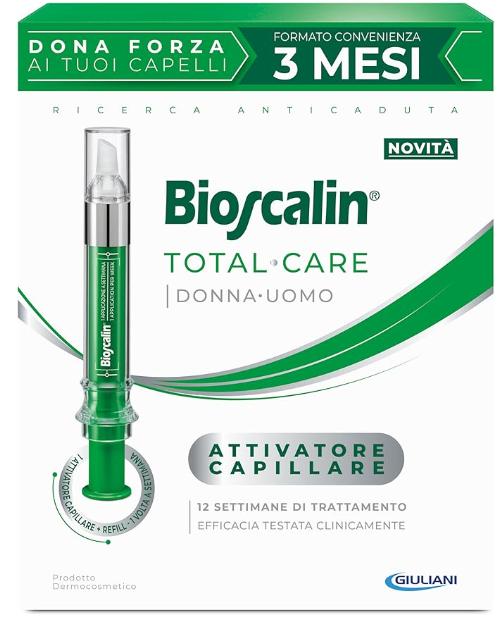 Giuliani Bioscalin Total Care Attivatore Capillare 10 ml + 1 Refill (3 mesi trattamento)