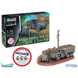 Revell Starter Kit Krupp Protze KFZ 69 with 3,7cm Pak 73344