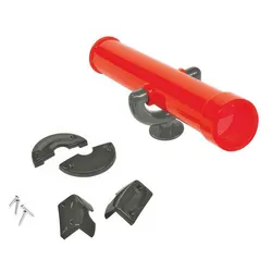 Spielzeug Teleskop - Gartenspielzeug aus Kunststoff - farbenfrohes Teleskop für Gartenhaus - ideal als Kinderspielzeug im Garten