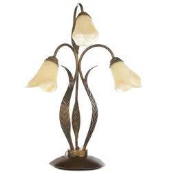 Tischleuchte Alga Bronzefarben max. 6 Watt