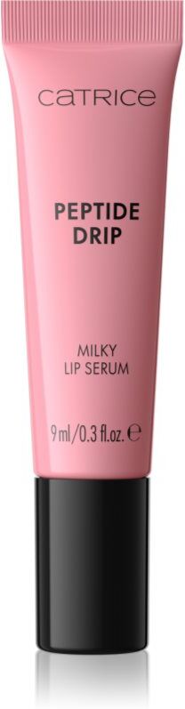 Catrice Peptide Drip Milky Lip Serum nourishing lip gloss with peptides shade C010 Flirty Flush 9 ml