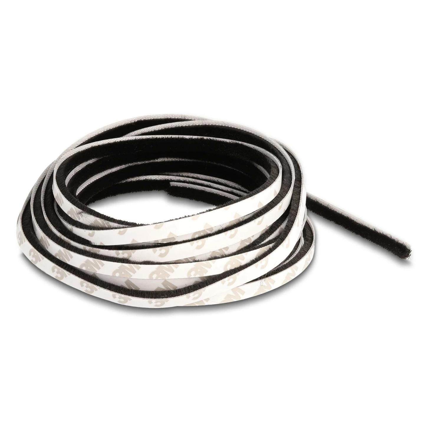 Delock Bürstenstreifen selbstklebend 5mm - Länge 5 (66892)