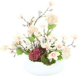 Creative Labs Hydrangea and Magnolia Floral Arrangement