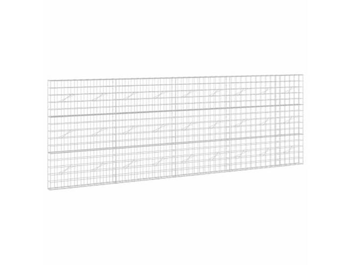Verzinkter Stahl, 450 x 10 x 150 cm, Maschenweite: 10 x 10 cm 5 mm Draht, verzinkter Stahl, Haken und Clips, Trennwand, Beet, Garten