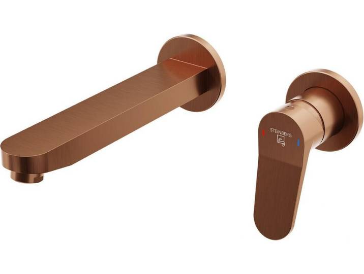 Steinberg Serie 340 Wand-Waschtischarmatur, Ausladung 200mm, für UP-Einbaukörper, 34018143BC