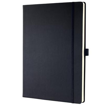 SIGEL CO112 Notizbuch Conceptum, ca. A4, liniert, Hardcover, schwarz