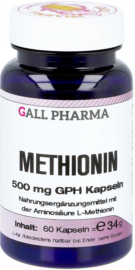 Methionin 500 mg Gph Kapseln
