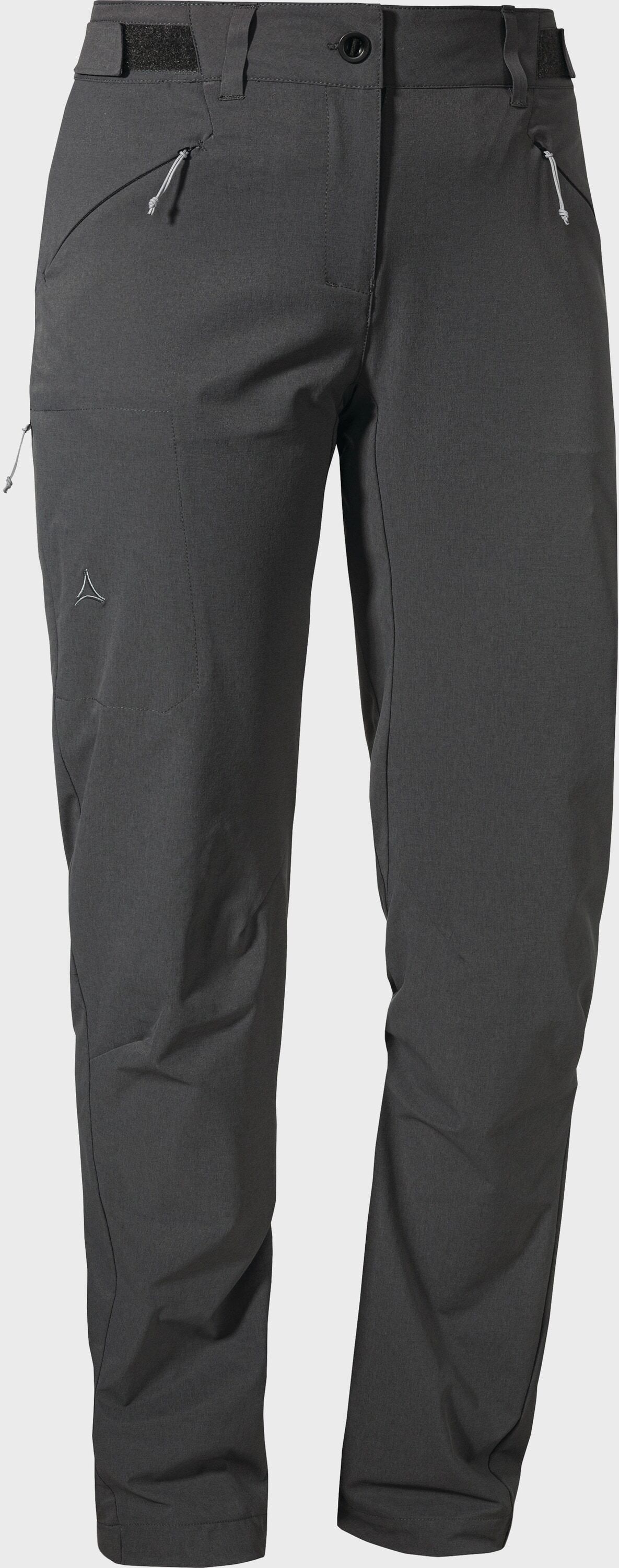 Outdoorhose SCHÖFFEL "CIRC Pants Looop L", Damen, Gr. 38, Normalgrössen, grau (9830, grau), Oberstoff : 100% Polyester, Hosen Outdoorhose 9830, grau 38, Normalgrössen