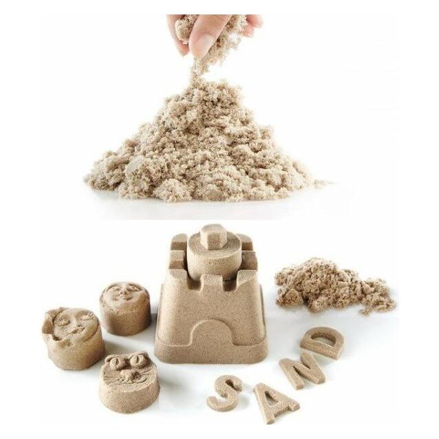 Ikonka Kinetischer Sand 1kg im Beutel natürliches Baiser (KX9568_5)