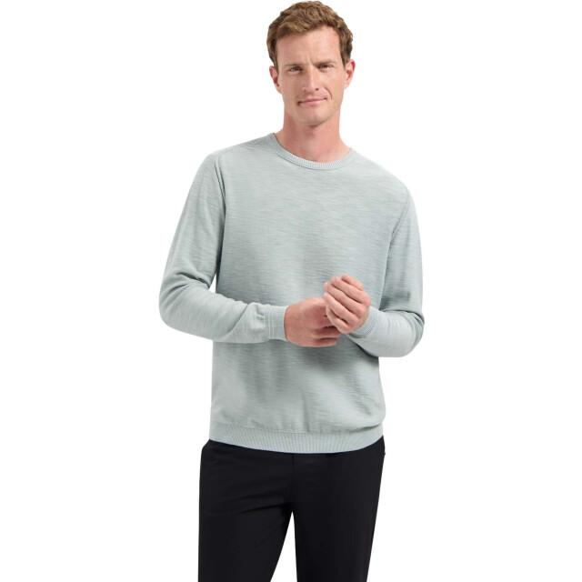 No Excess Pullover crewneck garment dyed + st dusty blue