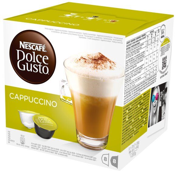 Nescafé Dolce Gusto Dolce Gusto Cappuccino Kaffekapsler, 16 Stk.