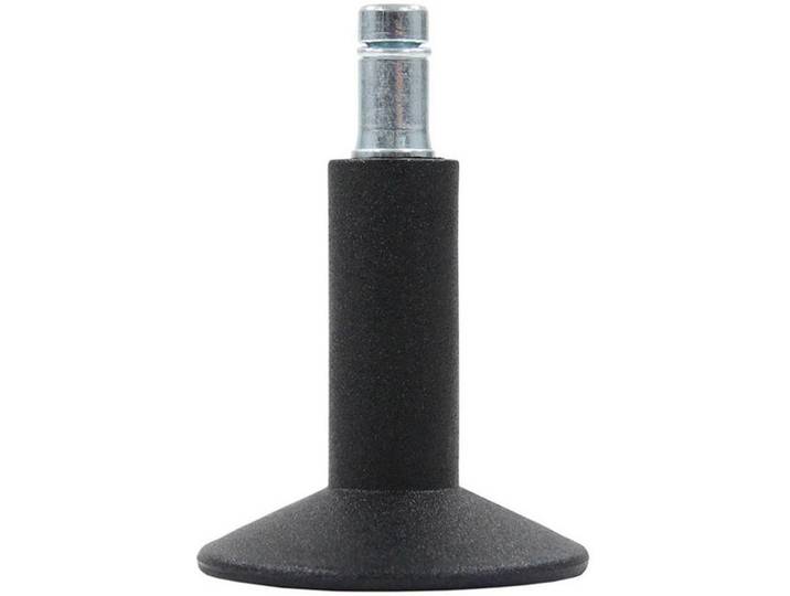 Mid.you Bürostuhlgleiter, Schwarz, Metall, Kunststoff, 6x6.4x6 cm, Büromöbel, Bürostühle, Bürostuhl-Ersatzteile & Bodenschutzmatten