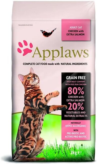 Applaws Cat Dry Adulto Frango E Salmão 2 Kg