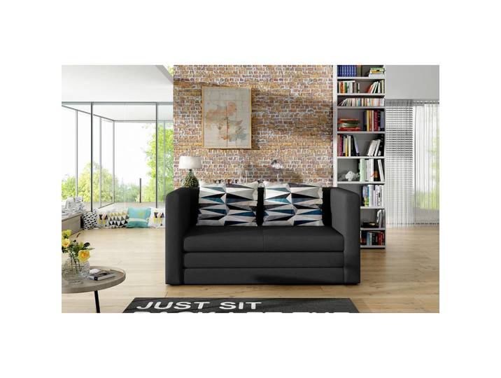P & B Schlafsofa, Anthrazit, Kunststoff, Wohnzimmer, Sofas & Couches, Schlafsofas, Sonstige Schlafsofas